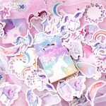 46pcs/pack Lovely Unicorn Paper Sticker Decoration DIY Album Diary Scrapbooking Label Sticker Cute Stationery