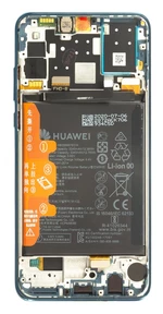 LCD + dotyk + přední kryt + baterie pro Huawei P30 Lite 2020 New Edition, blue ( Service Pack )