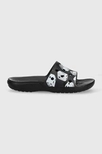 Pantofle Crocs Classic Dice Print Slide dámské, černá barva, 208769