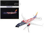 Boeing 737-800 Commercial Aircraft "Southwest Airlines - Freedom One" American Flag Livery "Gemini 200" Series 1/200 Diecast Model Airplane by Gemini
