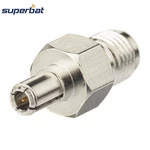Superbat 5pcs SMA-TS9 Adapter RP-SMA Female to TS9 Male Straight RF Coaxial Connector