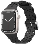 4wrist Silikonový řemínek pro Apple Watch 42/44/45/49 mm - Black