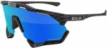 SCICON Aeroshade XL Carbon Matt/SCNPP Multimirror Blue/Clear Kerékpáros szemüveg
