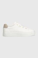 Kožené sneakers boty Gant Avona bílá barva, 28531569.G29
