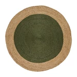 Zielono-naturalny okrągły dywan ø 120 cm Mahon – Universal