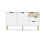 Biała komoda 147x82x39 cm Oslo – Tvilum