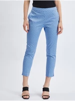Orsay Blue Women's Three-Quarter Dot Pants - Women