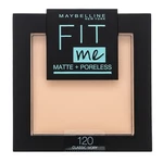 Maybelline Fit Me! Matte + Poreless Powder púder so zmatňujúcim účinkom 120 Classic Ivory 9 g