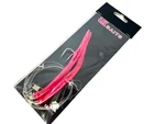 LK Baits návazec na tresky papriky 8/0 12cm UV Pink