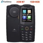 AGM M7 IP68 Rugged Phone 1GB+8GB Android 8.1 Waterproof Mobile 2.4" Touch Screen MT6739V/CW Quad-core 2500mAh 4G Cellphone