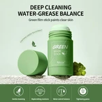 Green Tea Mask Stick Green Tea Cleansing Stick Mask Purifying Clay Mask Oil Control Anti-acne Mask Stick Facial Care 40g