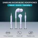 Earbuds Sports Headphone 3.5mm Noise Isolating Earphone Low Bass In-Ear Headset with Mic for Mobile Phone Universal