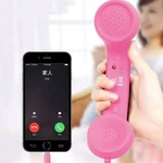 3.5mm Retro Phone Telephone Receivers Cellphone Handset For iPhone/iPad/Samsung PC Portable Classic Headphone Drop Shipping