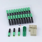 SC APC Fiber Optic Fast Connectors Single Mode SC UPC Fiber Optic Quick Connectors Mechanical Adapter for FTTH CATV Network