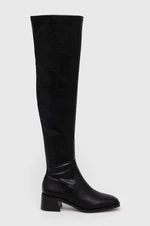 Kozačky Aldo Miralemas dámské, černá barva, na podpatku, 13673319.MIRALEMAS