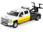 2017 Chevrolet Silverado HD 3500 Dually Wrecker  Shell Oil "Dually Drivers" Series 14 1/64 Diecast Model Car by Greenlight