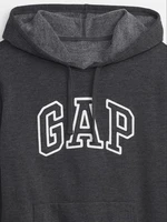 Tmavosivá dámska mikina s kapucňou GAP