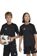 Detské tričko adidas Performance TABELA 23 JSY Y čierna farba, vzorované