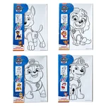 TEDDIES Malířské plátno s předt. obrázkem Tlapková patrola s barvami se štětcem