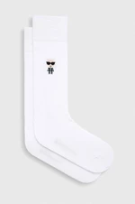 Ponožky Karl Lagerfeld pánske,biela farba,542102.805504