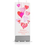 Flatyz Holiday Happy Valentine's Day dekoratívna sviečka 6x15 cm