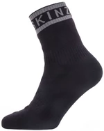 Sealskinz Waterproof Warm Weather Ankle Length Sock With Hydrostop Black/Grey XL Șosete ciclism