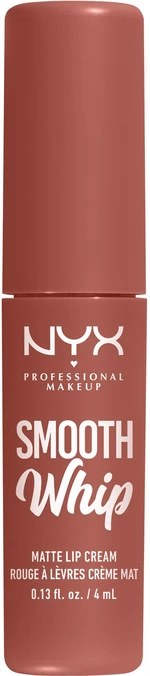 NYX Professional Makeup Smooth Whip Matte Lip Cream 04 Teddy Fluff matná tekutá rtěnka, 4 ml
