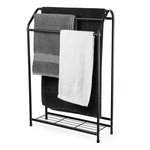 Czarny stojak na ręczniki Grena – Compactor