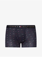 Tommy Hilfiger Unde Blue Mens Patterned Boxers & Socks Set - Men