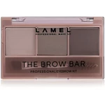 LAMEL BASIC The Brow Bar paleta pro líčení obočí s kartáčkem #401 4,5 g