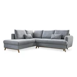 MID.YOU ROHOVÁ SEDAČKA, textil, světle šedá