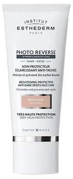 Institut Esthederm Tónovaný ochranný krém proti pigmentovým škvrnám Photo Reverse Light Beige (Brightening Protective Anti-Dark Spots Face Care) 50 ml