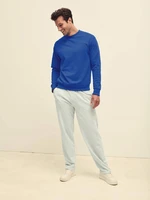 Blue Men's Sweatshirt Lightweight Set-in-Sweat Sweat Fruit of the Loom Blue Men's Sweatshirt Lightweight Set-in-Sweat Sweat Fruit of the Loom