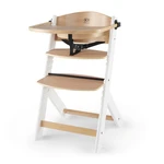 Kinderkraft Židlička jídelní Enock White wooden, Premium