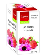 APOTHEKE Premier Selection čaj malina a jahoda 20 x 2 g