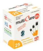 MULTICARELN MultiCareIn Prúžky na meranie triglyceridov 25 ks