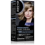 Syoss Permanent Cool Color permanentná farba na vlasy s chladným podtónom odtieň 7_5 Přirozený popelavě plavý 1 ks