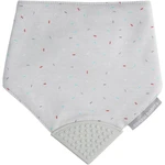 Canpol babies Cloth Bib with Teether bryndák s kousátkem Grey 1 ks