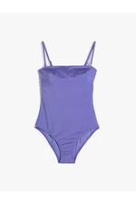 Koton Basic Swimwear Top Covered Triangle