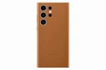 Ochranný kryt Samsung Leather Cover pro Samsung Galaxy S23 Ultra, camel