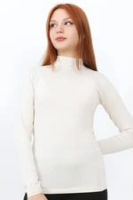 InStyle Long Sleeve Turtleneck Basic Body - Stone