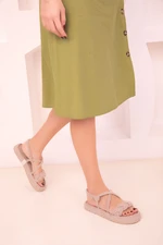 Soho Beige Women's Sandals 18043