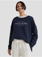 Tmavomodrá dámska mikina Tommy Hilfiger