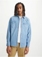 Levi&#39;s Light Blue Mens Denim Shirt Levi&#39;s® Barstow Western Standard - Men