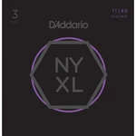 D'Addario NYXL1149-3P Cuerdas para guitarra eléctrica