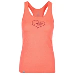 Women's sports tank top KILPI ARIANA-W coral