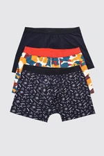 Trendyol Multicolor Men's 3-Pack Boxer