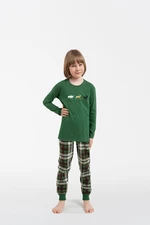 Seward boys' long sleeves, long legs - green/print