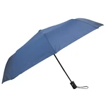 Semiline Unisex's Short Semi-automatic Umbrella L2050-1 Navy Blue