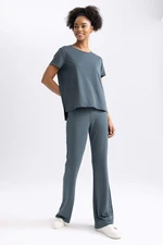 DEFACTO Standard Fit Flare modal Pants